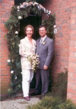 1991 Huwelijk Wilhelmina Maria Geertruida Bergveld en Charles Johannes Antonius van Steenderen de Kok.